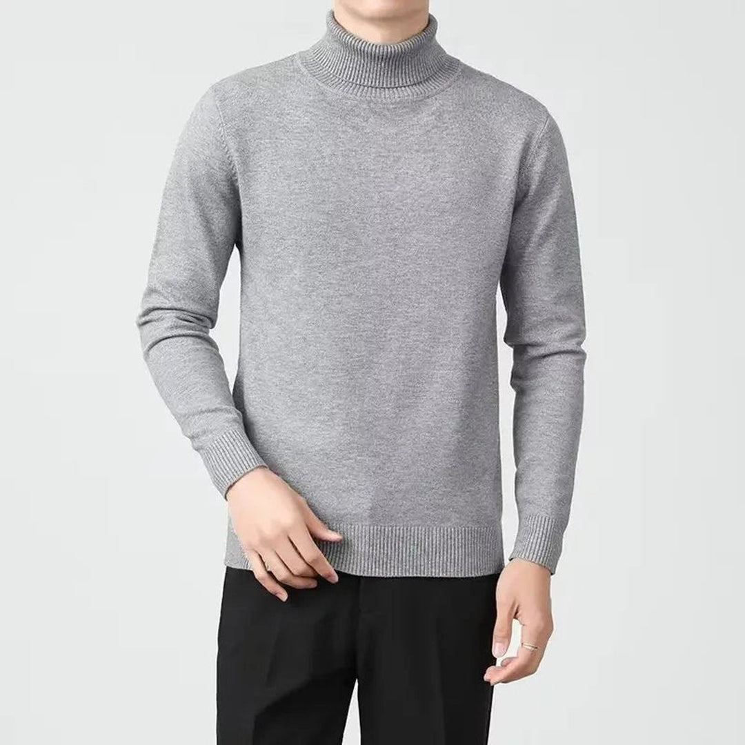 James | Men's Cashmere Roll Neck Slim Fit Knitted Jumper