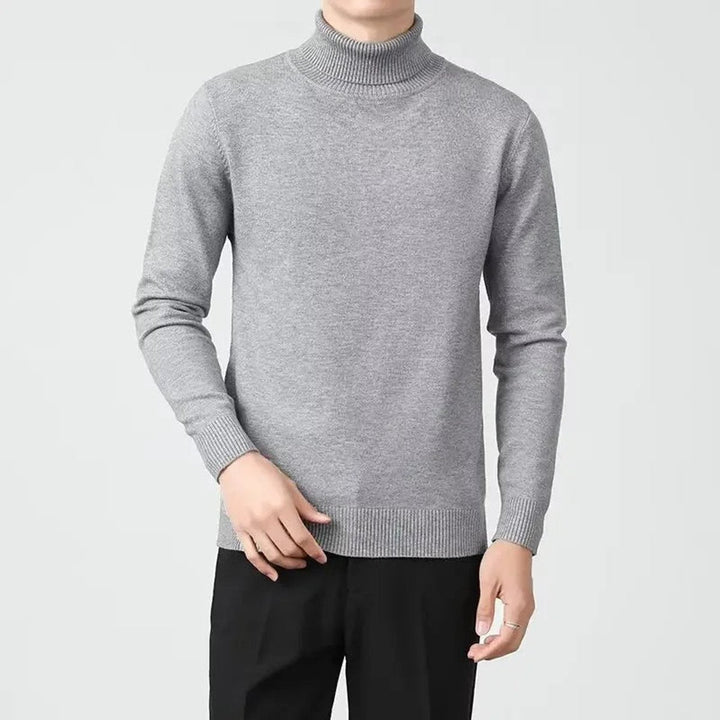 James | Men's Cashmere Roll Neck Slim Fit Knitted Jumper