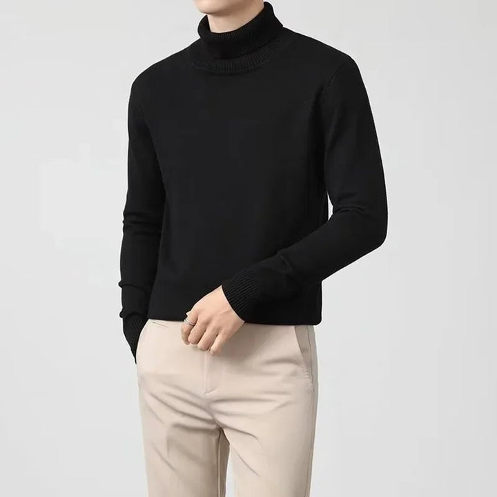 James | Men's Cashmere Roll Neck Slim Fit Knitted Jumper
