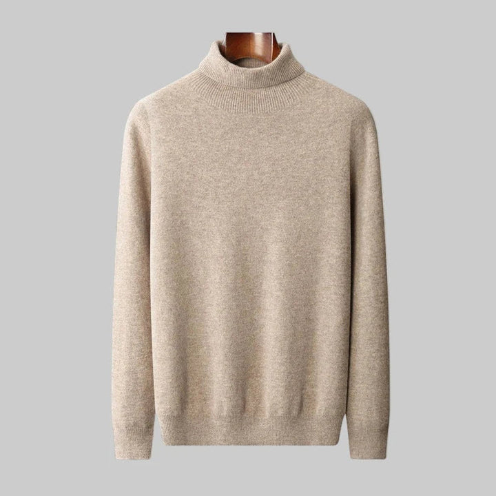 James | Men's Merino Wool Roll Neck Jumper Tailored Fit Knit