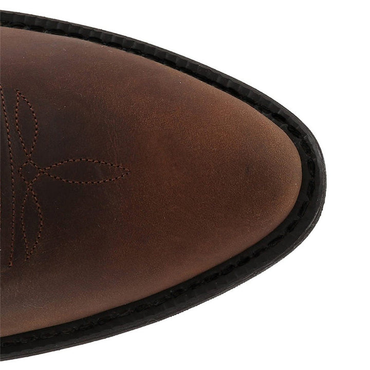Arthur | Men's Leather Knee-High Western Cowboy Boots Pointed Toe