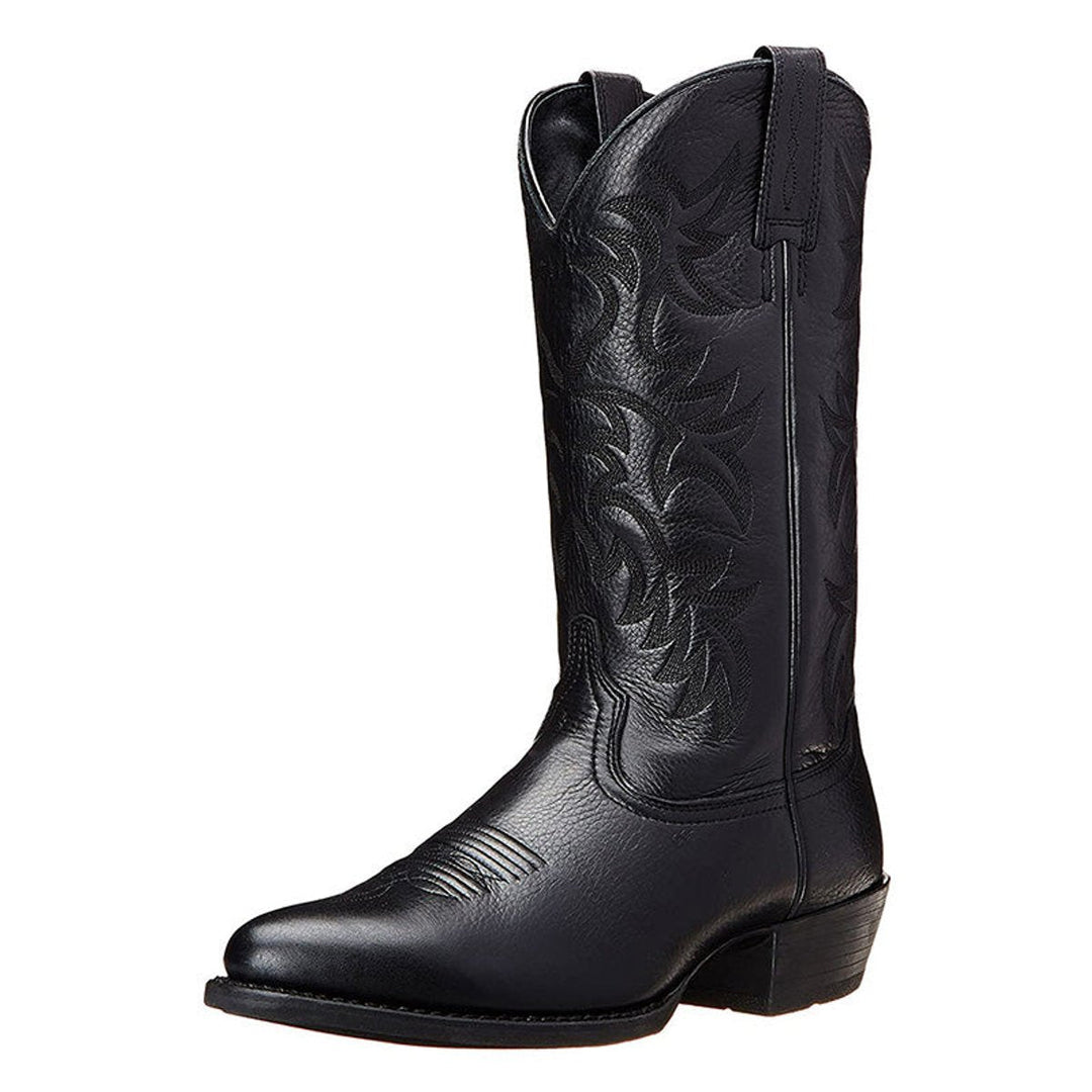 Arthur | Men's Leather Knee-High Western Cowboy Boots Pointed Toe