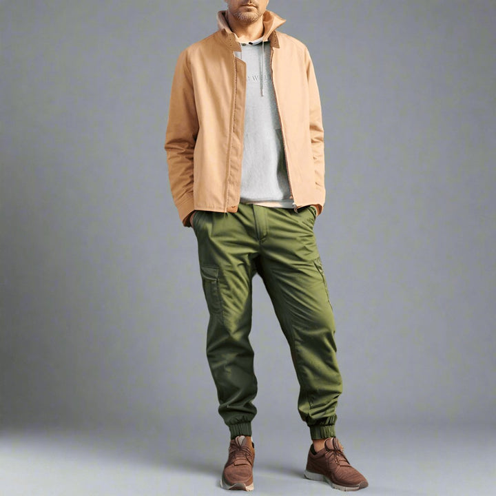 Henry | Men's Lightweight Bomber Jacket Casual Zip-Up Harrington