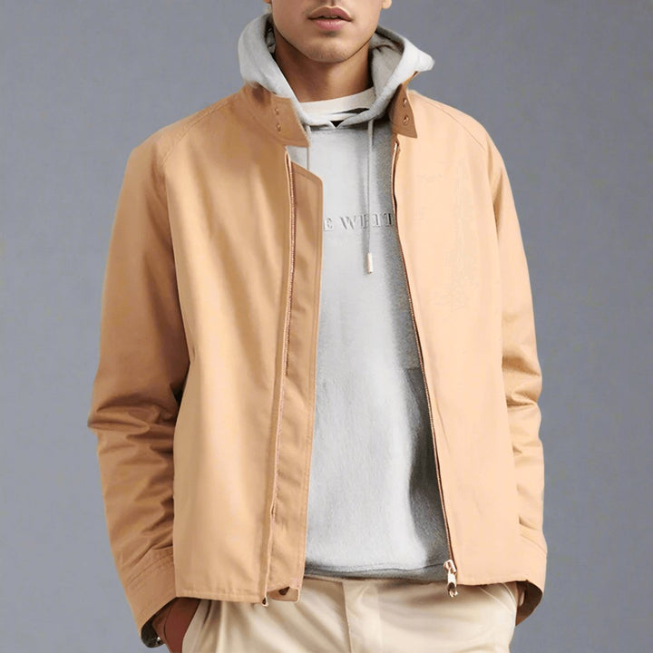 Henry | Men's Lightweight Bomber Jacket Casual Zip-Up Harrington