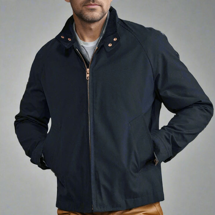 Henry | Men's Lightweight Bomber Jacket Casual Zip-Up Harrington