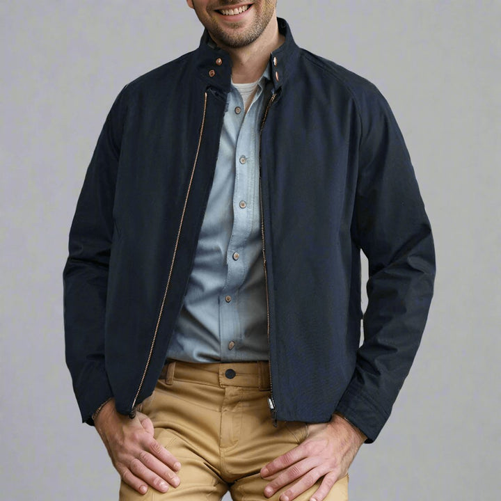 Henry | Men's Lightweight Bomber Jacket Casual Zip-Up Harrington