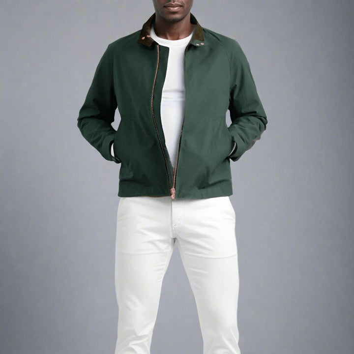 Henry | Men's Lightweight Bomber Jacket Casual Zip-Up Harrington