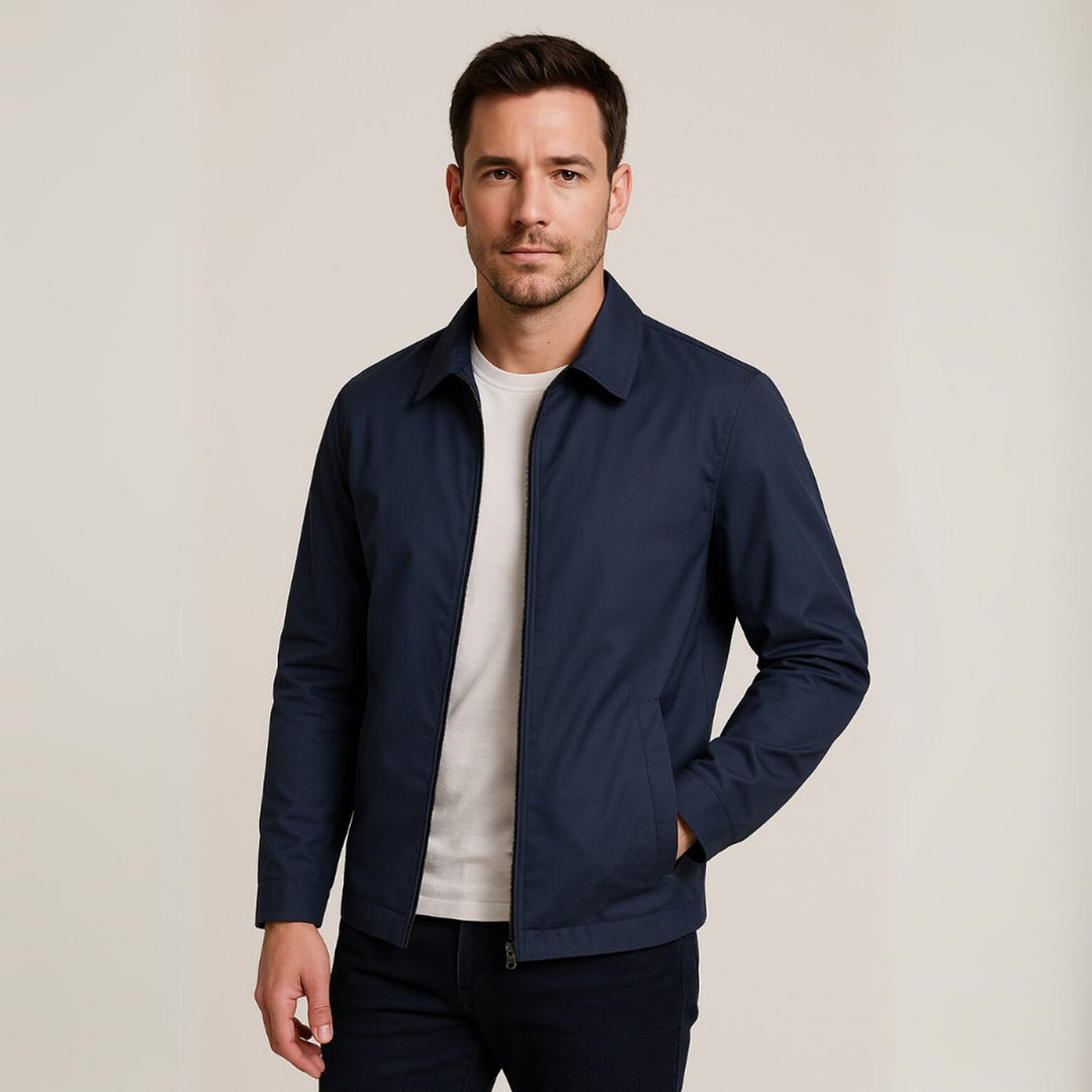 Edward | Men's Lightweight Checked Bomber Jacket Checkered Lining