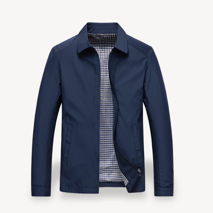 Edward | Men's Lightweight Checked Bomber Jacket Checkered Lining