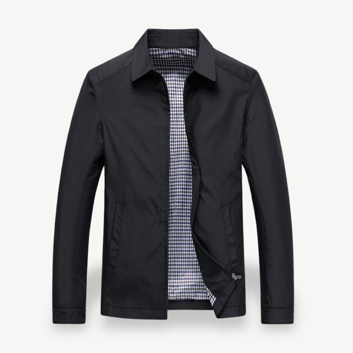 Edward | Men's Lightweight Checked Bomber Jacket Checkered Lining