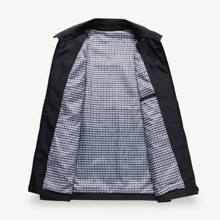 Edward | Men's Lightweight Checked Bomber Jacket Checkered Lining