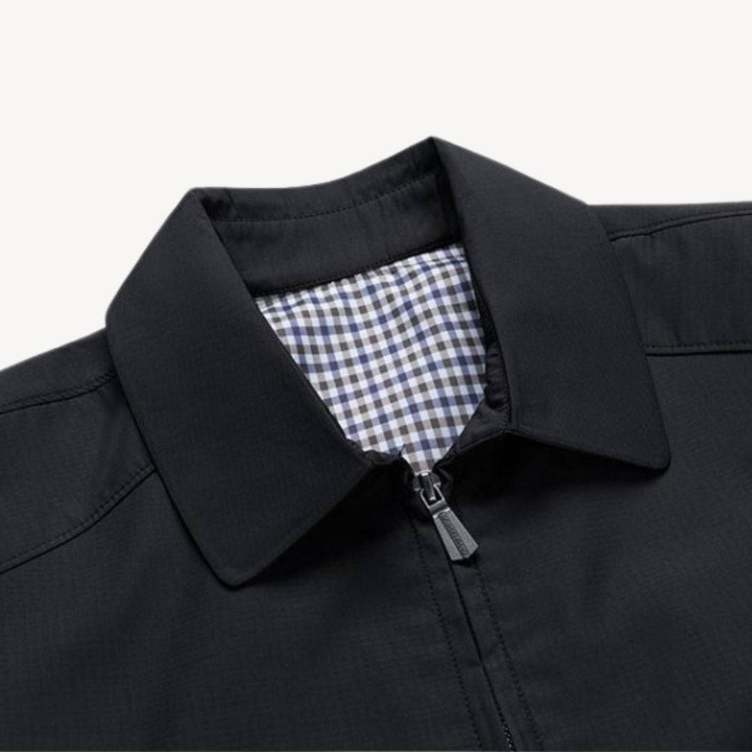 Edward | Men's Lightweight Checked Bomber Jacket Checkered Lining