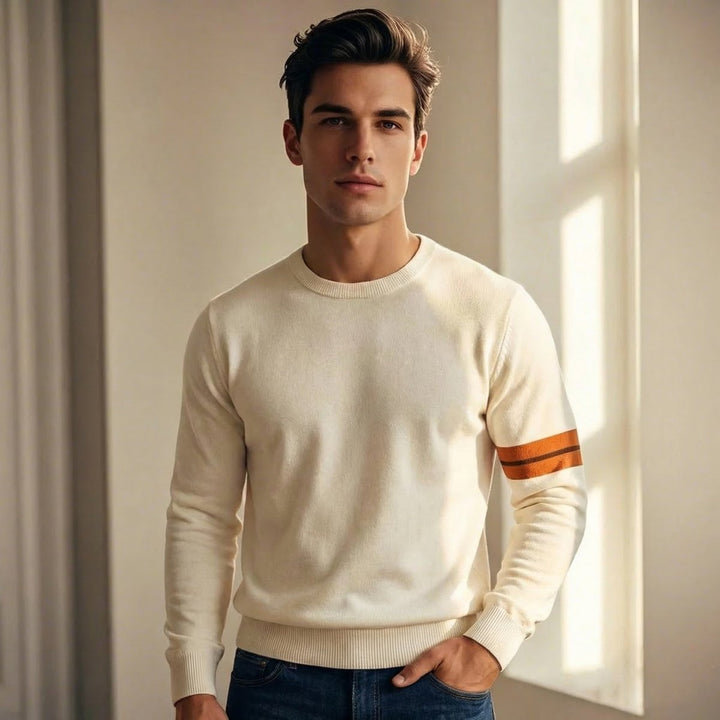 George | Men's Lightweight Breathable Cotton Knitted Jumper