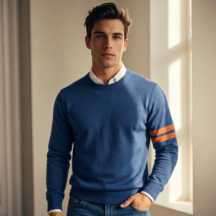George | Men's Lightweight Breathable Cotton Knitted Jumper
