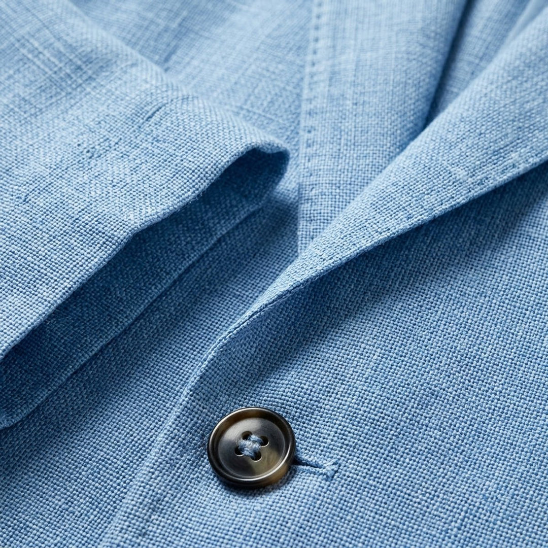 Henry | Men's Lightweight Linen Blazer Jacket Relaxed Smart Casual Coat
