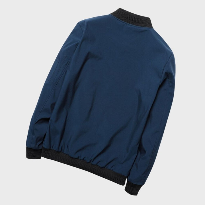 Charlie | Men's Lightweight Slim-Fit Zip-Up Bomber Jacket