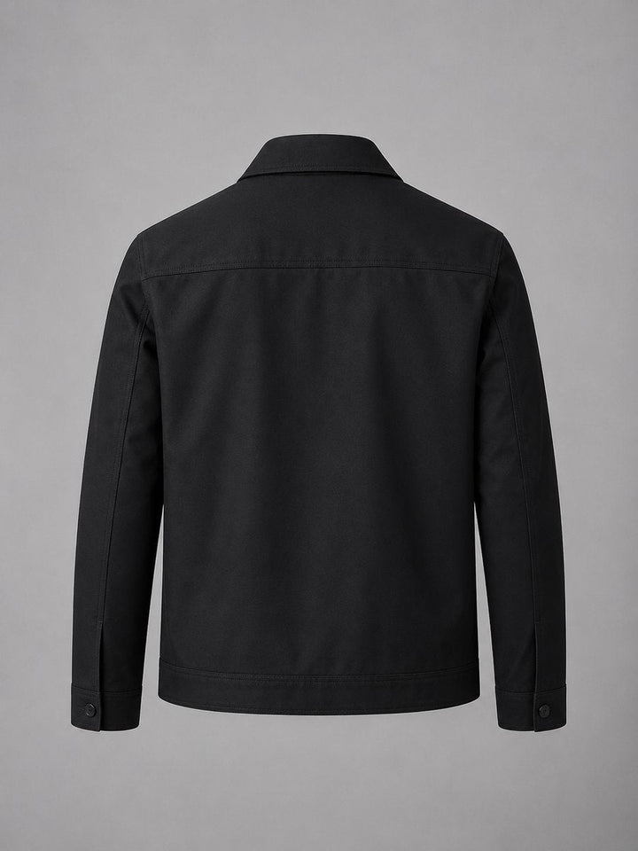 Charlie | Men's Lightweight Smart Casual Zip-Up Bomber Jacket Checked Lining