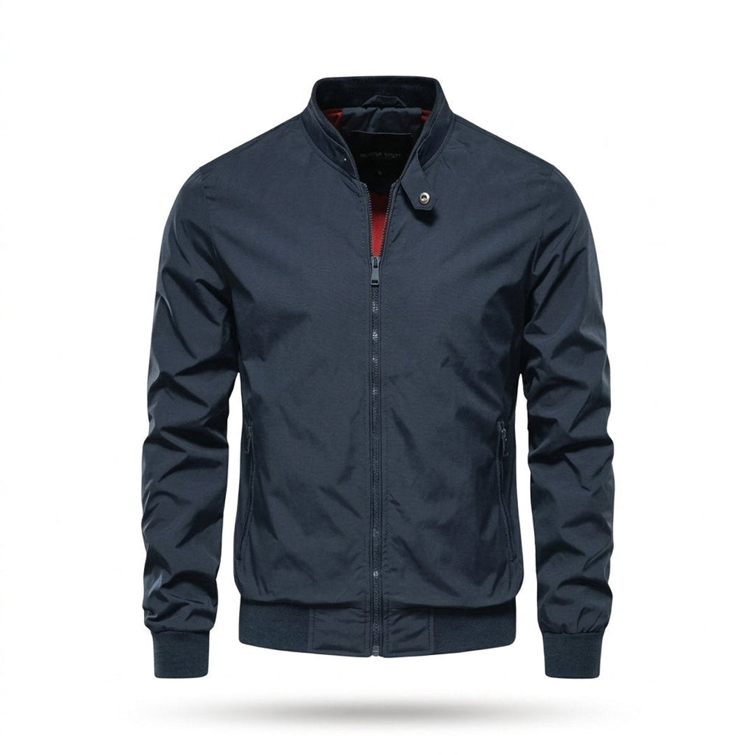 Freddie | Men's Lightweight Waterproof Bomber Jacket Zip-Up Harrington