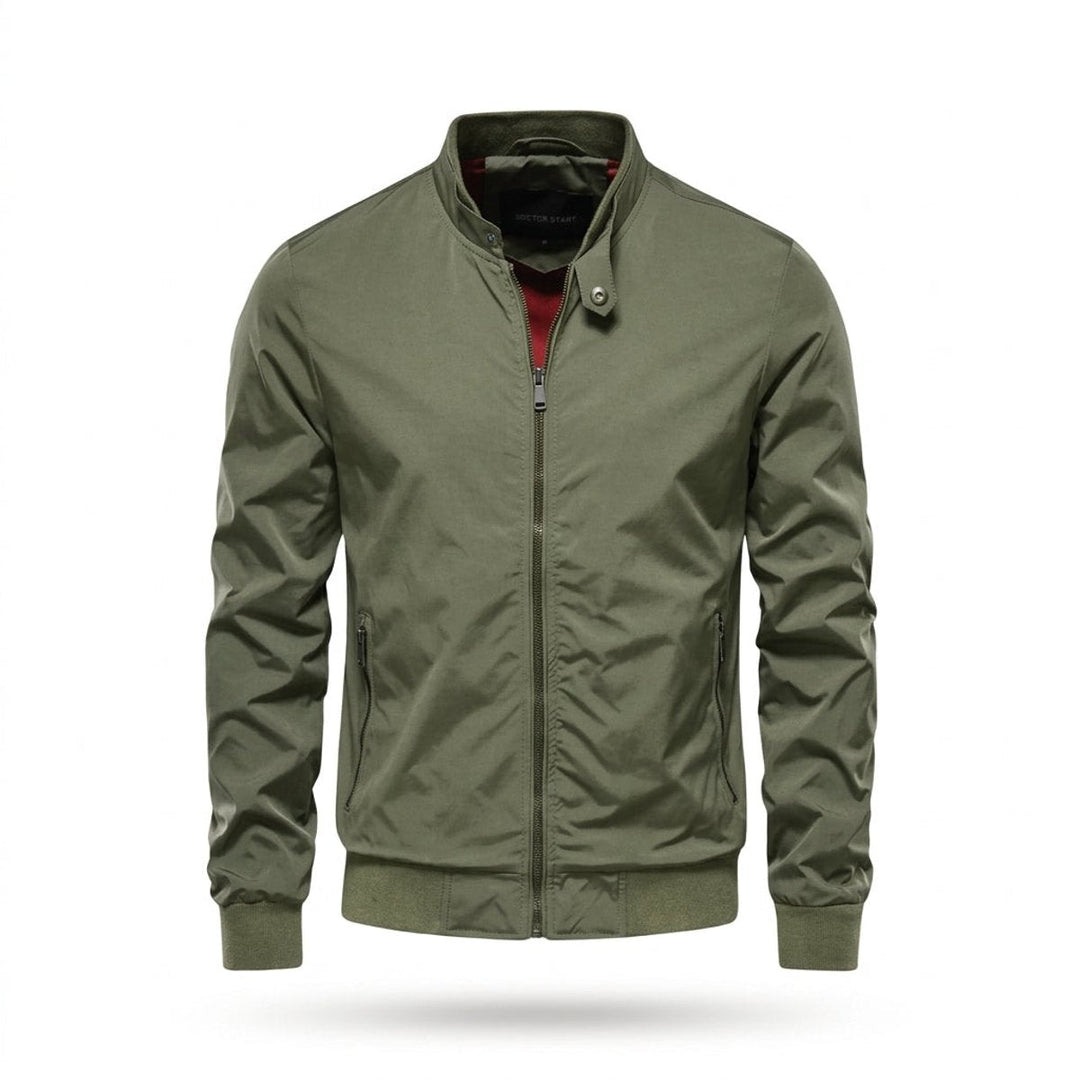 Freddie | Men's Lightweight Waterproof Bomber Jacket Zip-Up Harrington