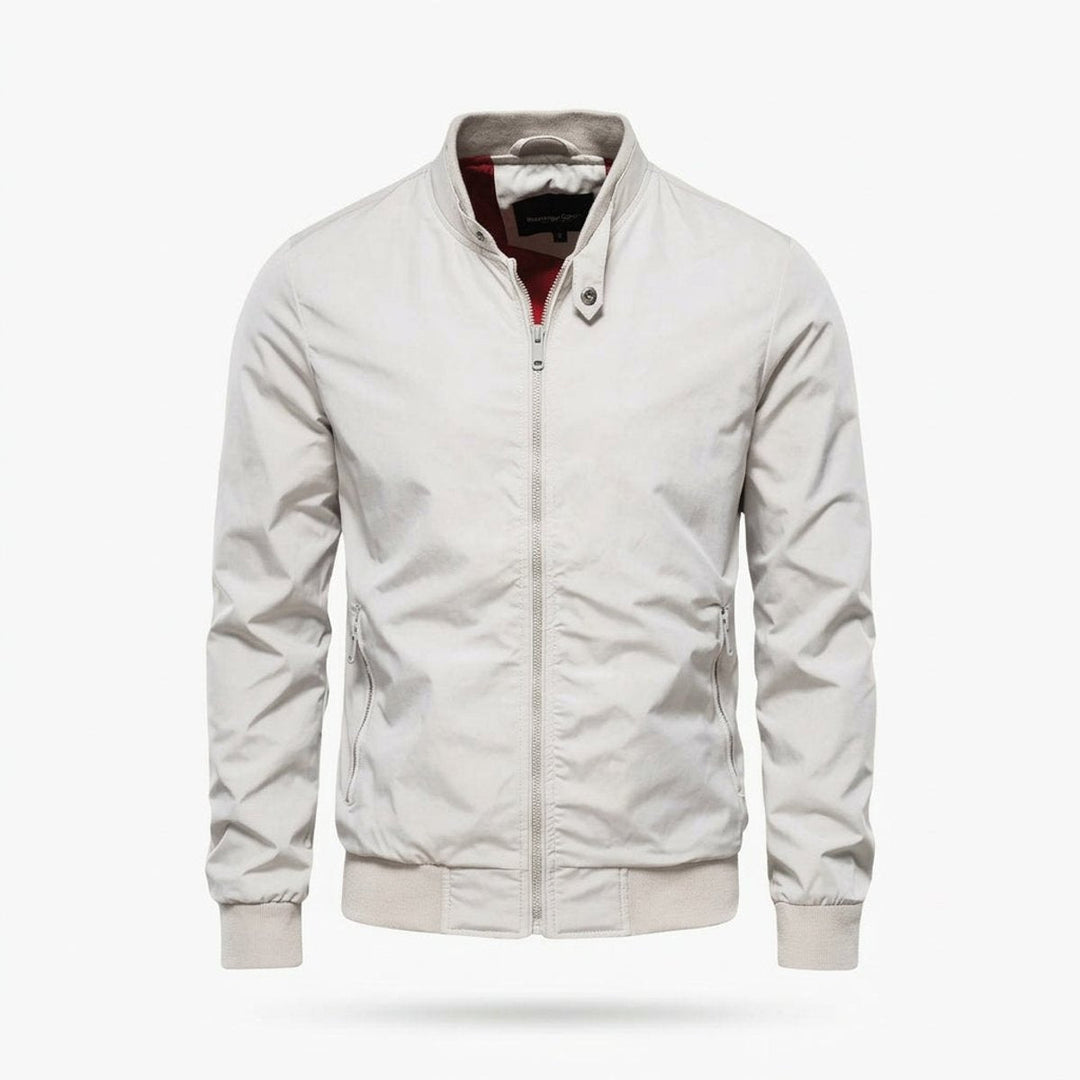 Freddie | Men's Lightweight Waterproof Bomber Jacket Zip-Up Harrington