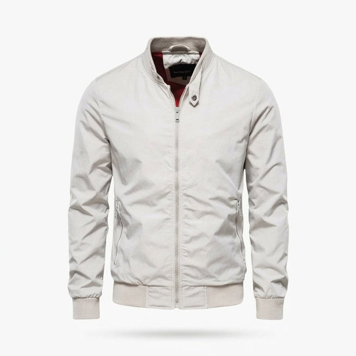 Freddie | Men's Lightweight Waterproof Bomber Jacket Zip-Up Harrington