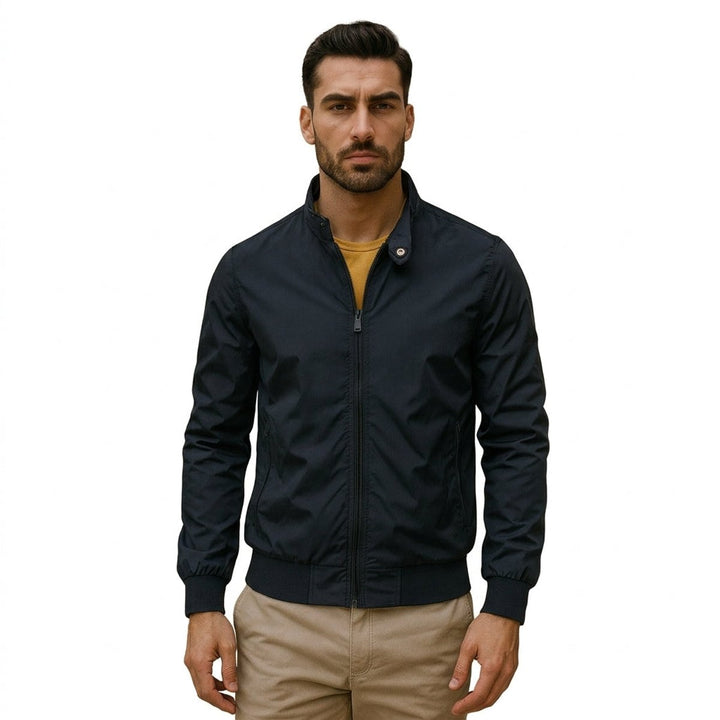Freddie | Men's Lightweight Waterproof Bomber Jacket Zip-Up Harrington