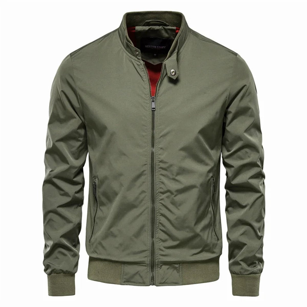 Oliver | Men's Lightweight Zip-Up Bomber Jacket Casual Streetwear