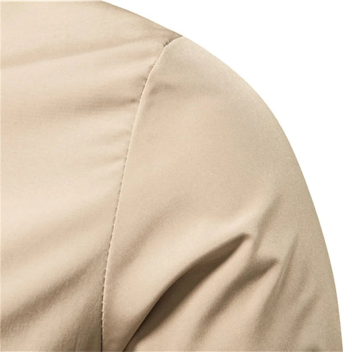 Noah | Men's Lightweight Zip-Up Bomber Jacket Ribbed Collar