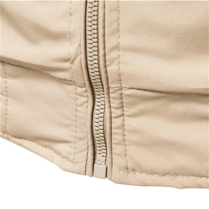 Noah | Men's Lightweight Zip-Up Bomber Jacket Ribbed Collar