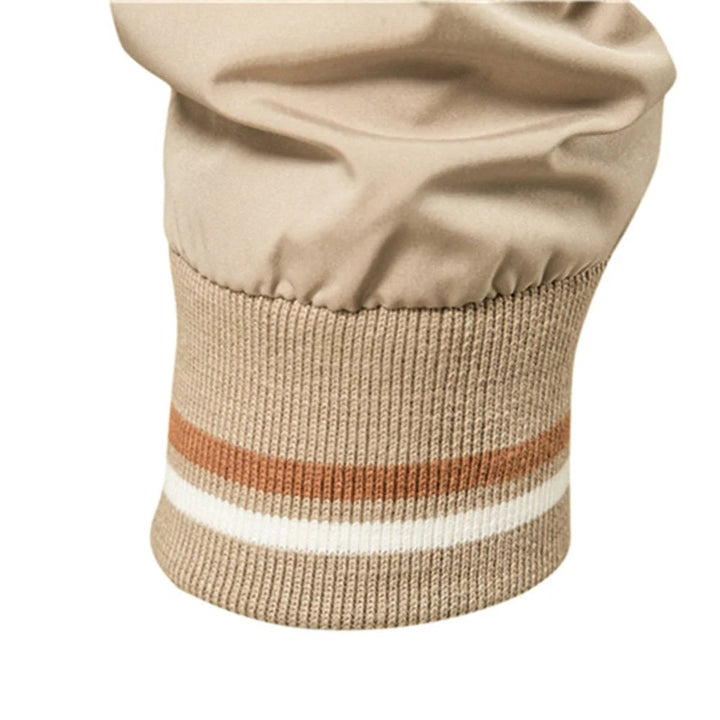 Noah | Men's Lightweight Zip-Up Bomber Jacket Ribbed Collar