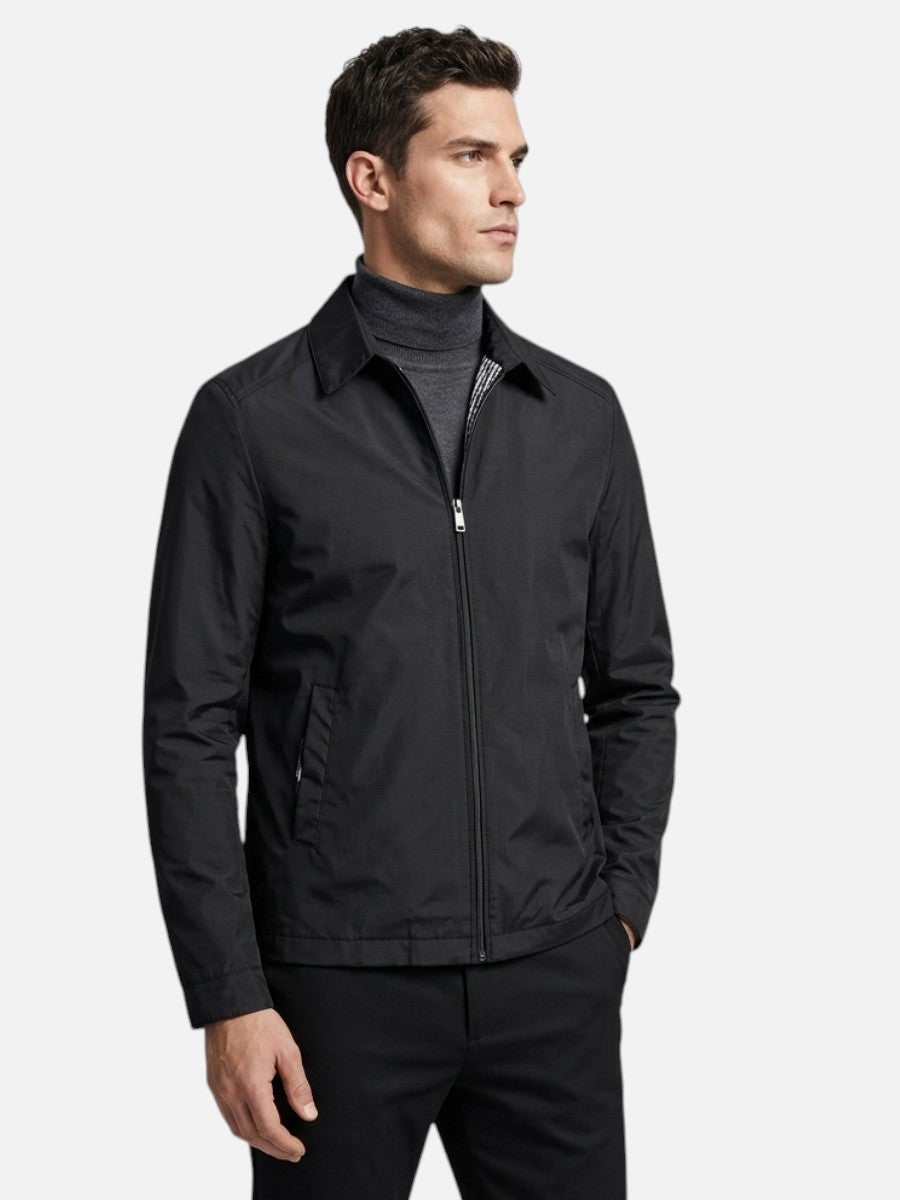 Edward | Men's Lightweight Zip-Up Bomber Jacket Smart Casual Outerwear