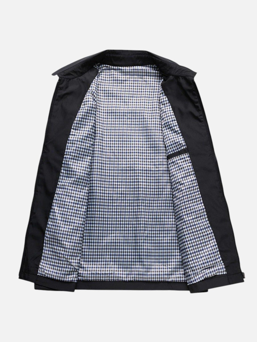 Edward | Men's Lightweight Zip-Up Bomber Jacket Smart Casual Outerwear