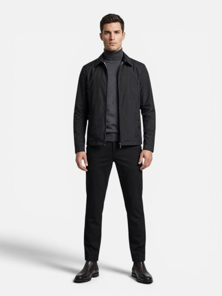Edward | Men's Lightweight Zip-Up Bomber Jacket Smart Casual Outerwear