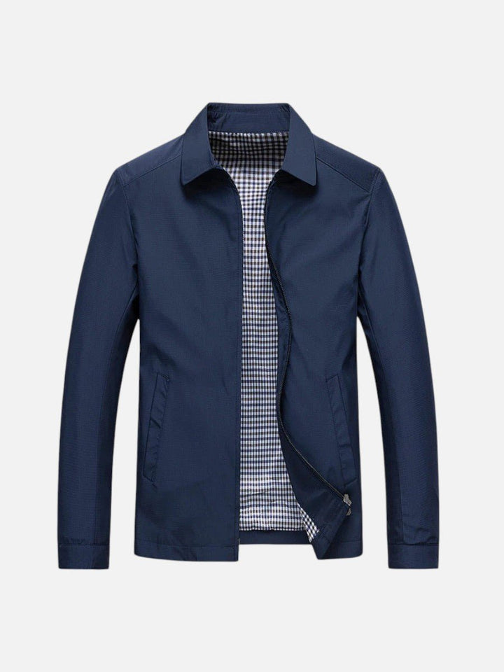 Edward | Men's Lightweight Zip-Up Bomber Jacket Smart Casual Outerwear
