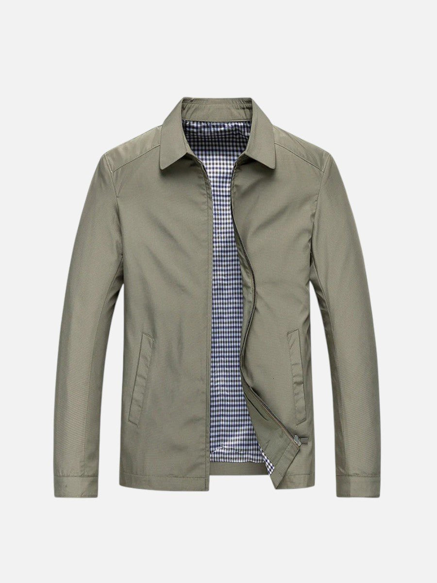 Edward | Men's Lightweight Zip-Up Bomber Jacket Smart Casual Outerwear
