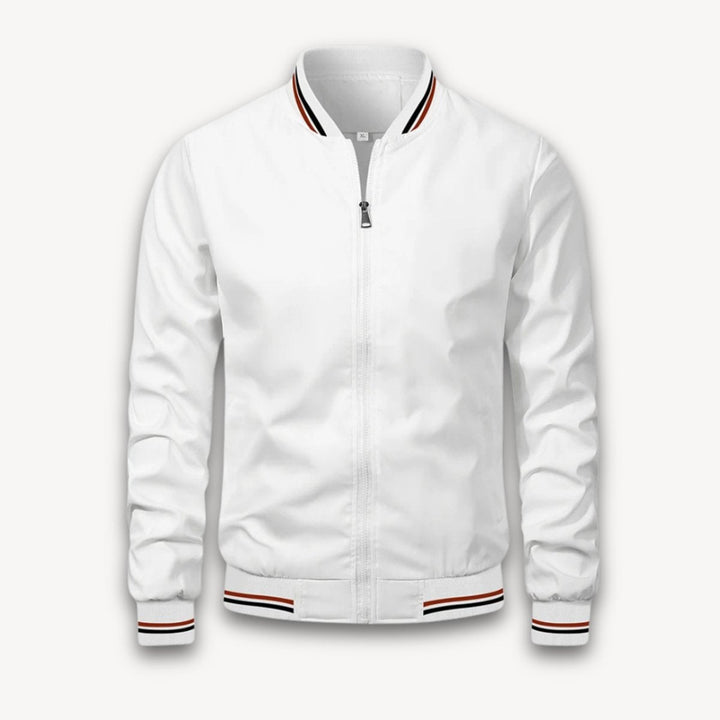 Noah | Men's Lightweight Zip-Up Bomber Jacket Windbreaker Ribbed Cuffs