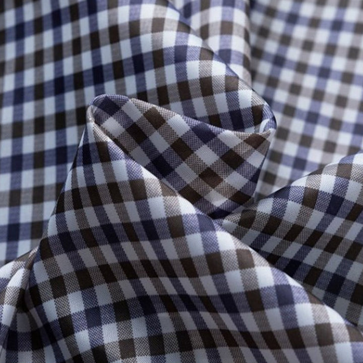 Archie | Mens Lightweight Zip-Up Windbreaker Jacket Gingham Lined