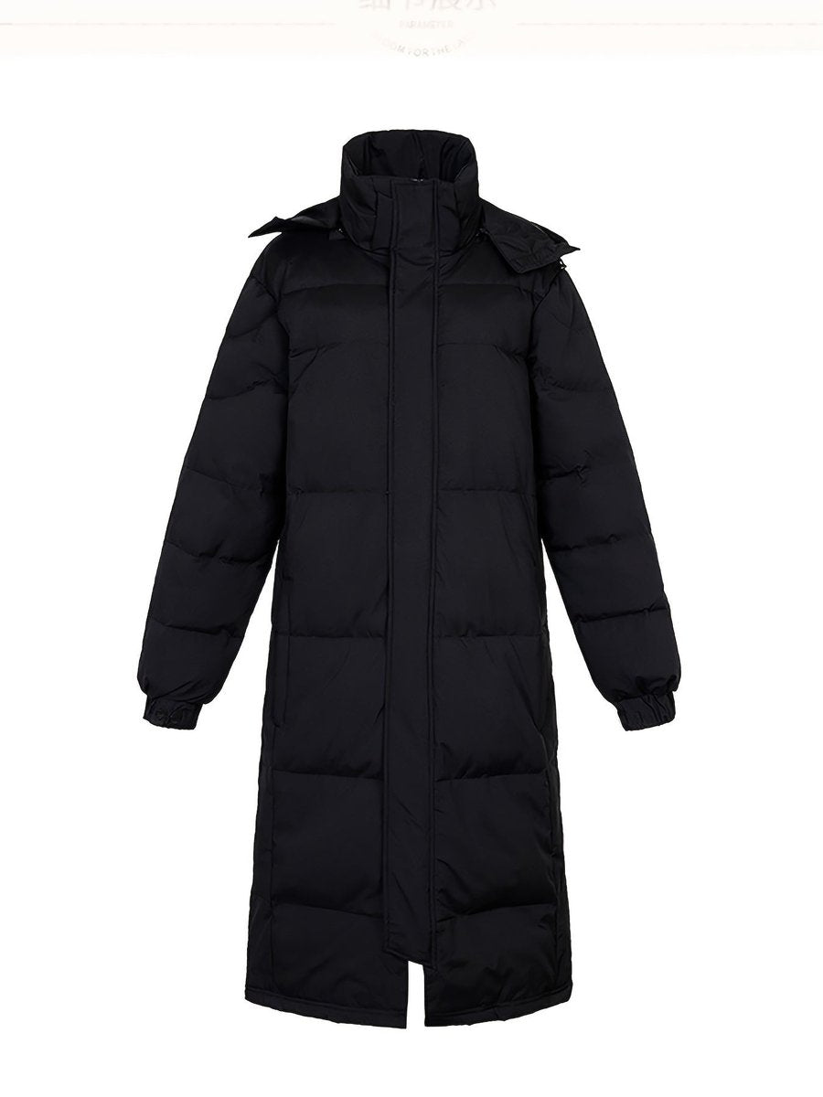 Arthur | Men's Long Padded Hooded Waterproof Zip-Up Winter Coat