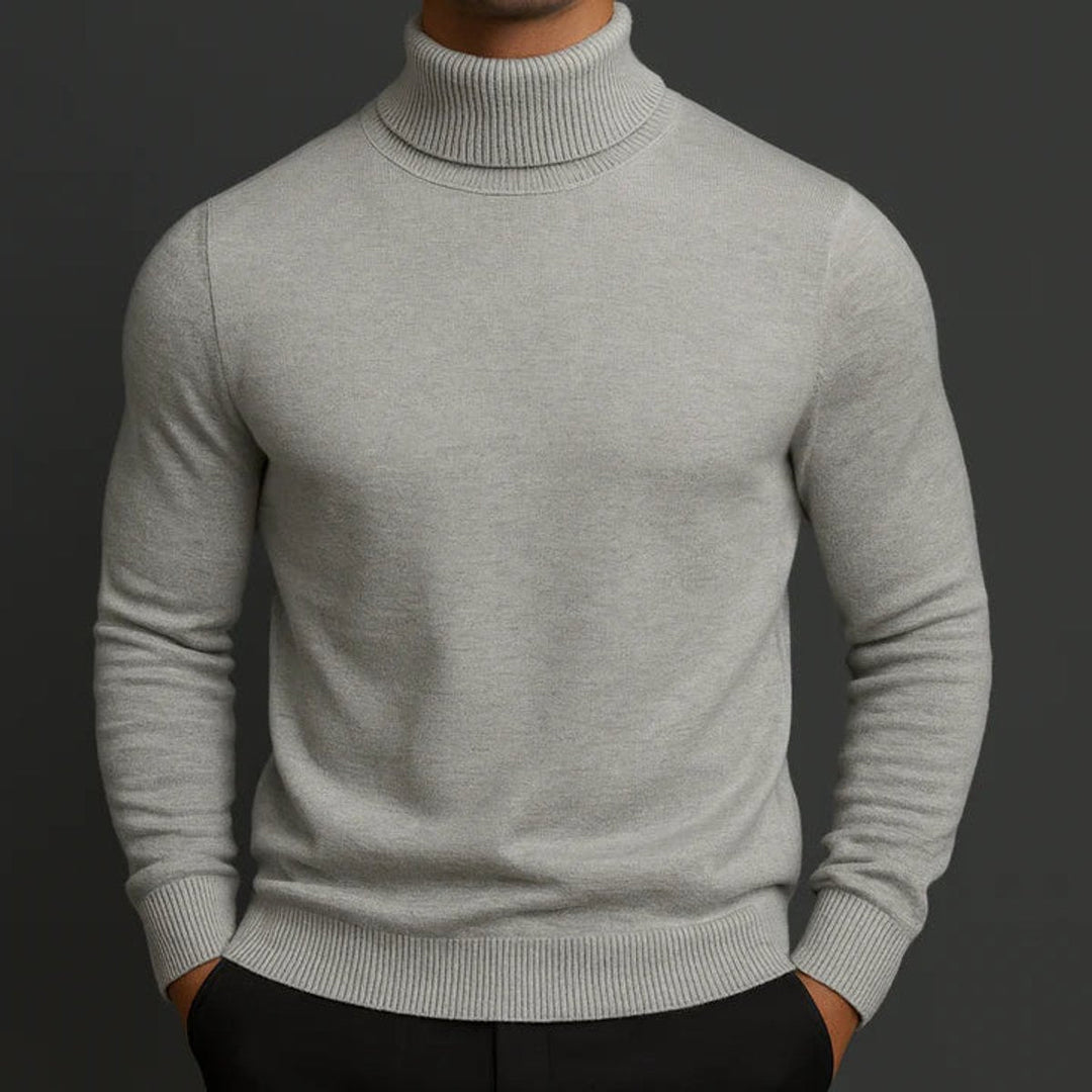 James | Men's Merino Wool Slim-Fit Turtleneck Knitted Jumper
