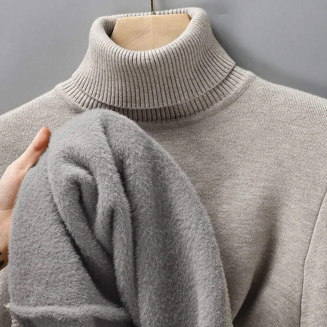 James | Men's Merino Wool Slim-Fit Turtleneck Knitted Jumper