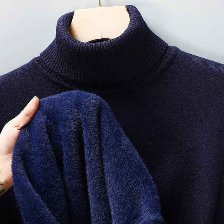 James | Men's Merino Wool Slim-Fit Turtleneck Knitted Jumper