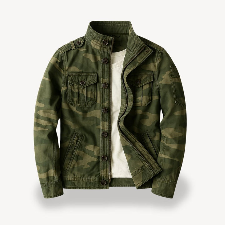 Harry | Men's Military-Style Cotton Field Jacket Four-Pocket Bomber