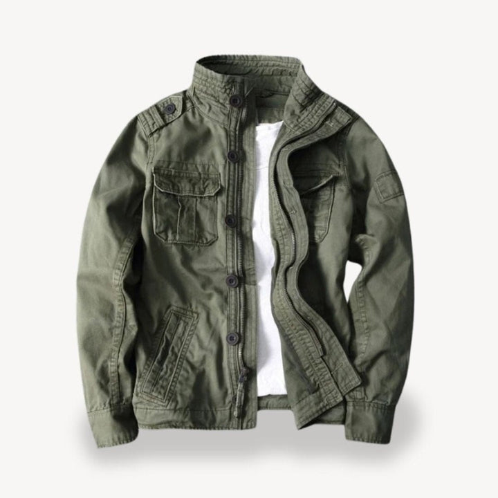 Harry | Men's Military-Style Cotton Field Jacket Four-Pocket Bomber