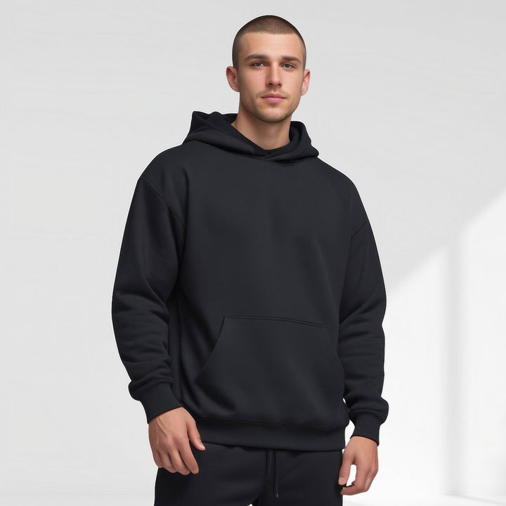 Archie | Men's Oversized Fleece Hoodie Drop Shoulder Kangaroo Pocket