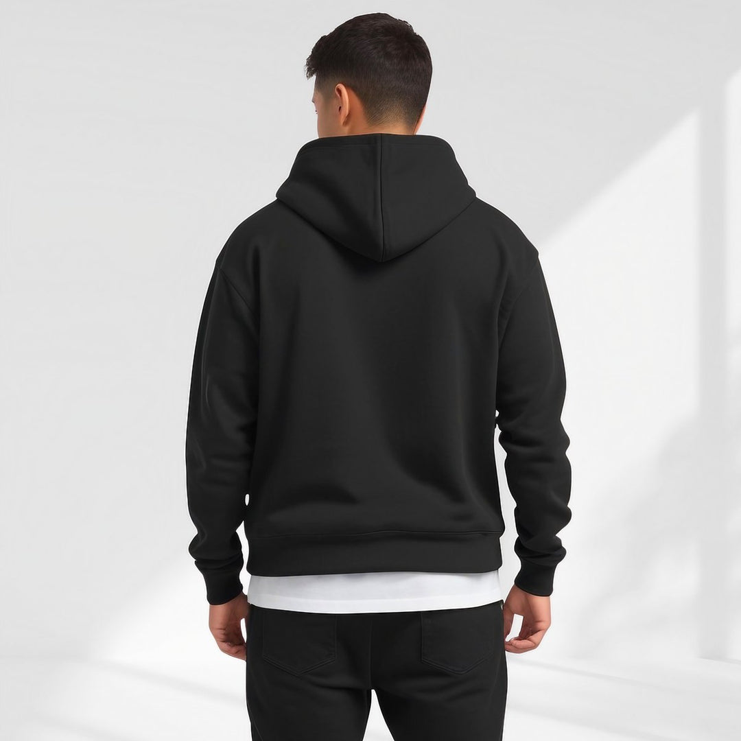 Archie | Men's Oversized Fleece Hoodie Drop Shoulder Kangaroo Pocket