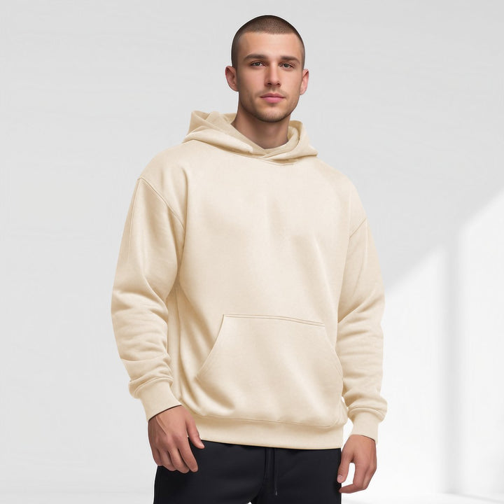 Archie | Men's Oversized Fleece Hoodie Drop Shoulder Kangaroo Pocket
