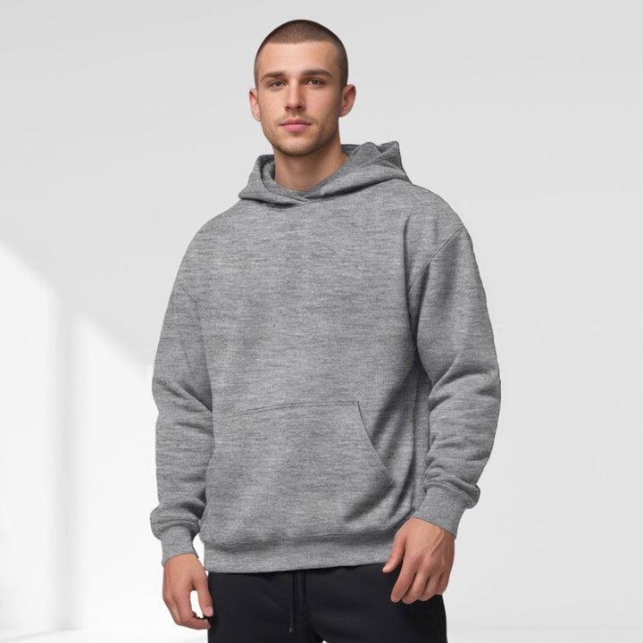 Archie | Men's Oversized Fleece Hoodie Drop Shoulder Kangaroo Pocket