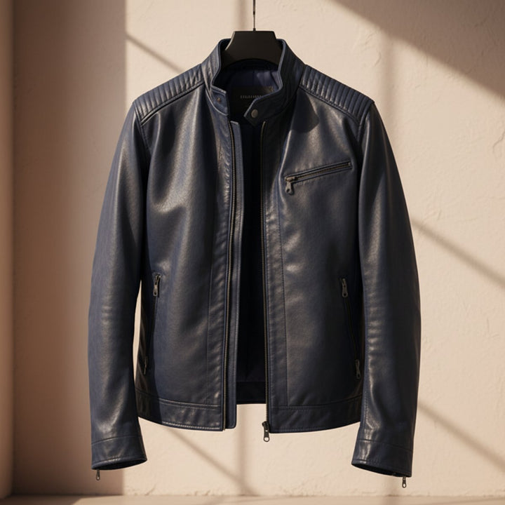 Arthur | Men's Premium Leather Biker Jacket Tailored Fit Mens Jackets