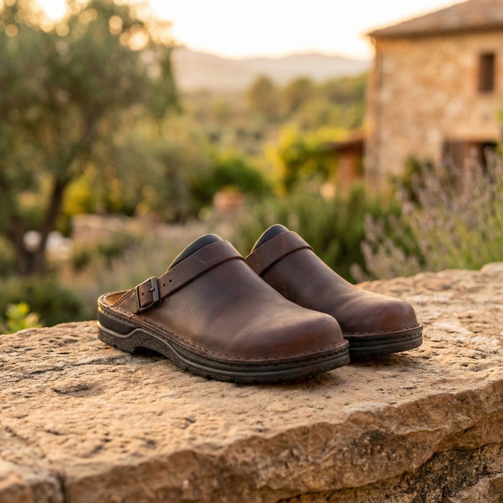 Henry | Men's Premium Leather Chelsea Boots Slip-On Clogs