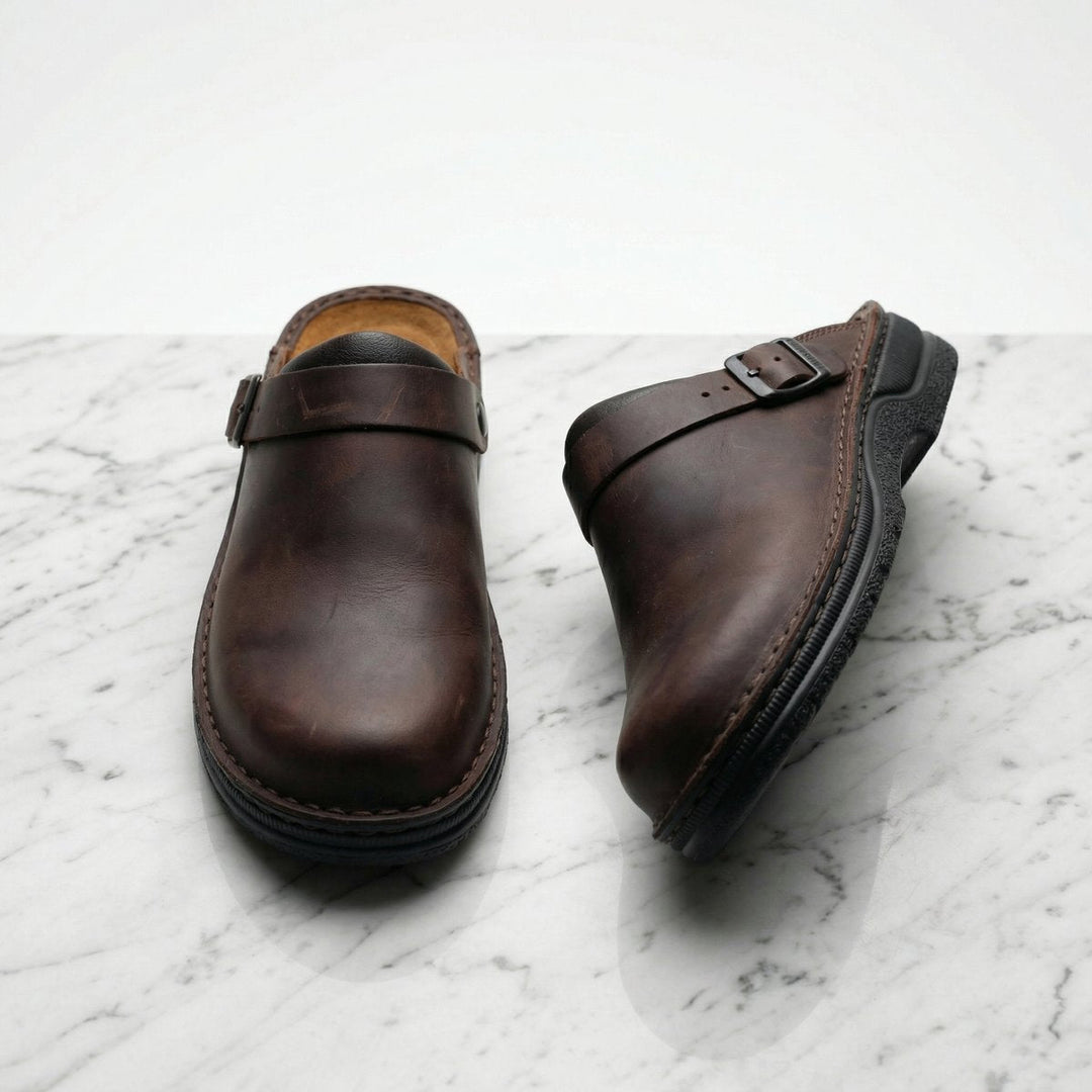 James | Men's Premium Leather Slip-On Chelsea Boots